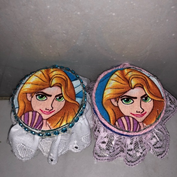 2 Baby Jars Candles Disney Princess Rapunzel - Picture 3 of 7